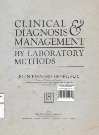 Clinical Diagnosis And Management 18 Edition