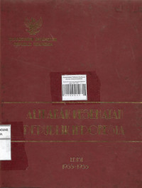 Alamanak Kesehatan Republik Indonesia Edisi 1985-1986