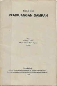 Bidang Studi Pembuangan Sampah
