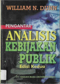 Pengantar Analisis Kebijakan Publik