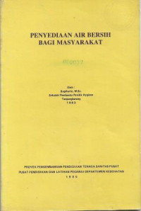 Penyediaan Air Bersih Bagi Masyarakat