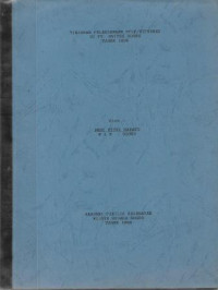 Tinjauan Pelaksanaan PPLF/Hyperkes di PT UNITEX Bogor Tahun 1996