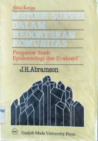 Metode Survei dalam Kedokteran Komunitas