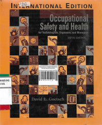 Occupational Safety And Health Fifth Edition