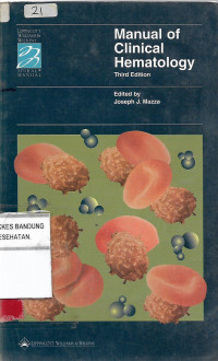 Manual Of Clinical Hematology Third Edition