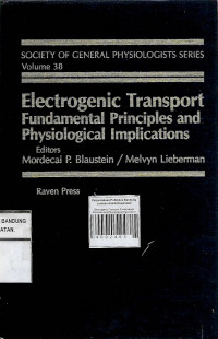 Electrogenic Transport Fundamental Prinsiples and Physiological Implications