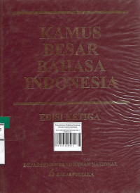 Kamus Besar Bahasa Indonesia Edisi 3