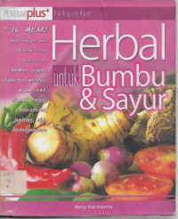 Herbal Untuk Bumbu & Sayur