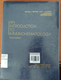 An Introduction To Immunohematology Third Edition